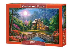 Pusle "Cottage in the Moon Garden" Castorland, 1000 tk hind ja info | Pusled lastele ja täiskasvanutele | hansapost.ee
