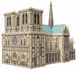 3D Pusle Pariisi katedraal Ravensburger, 12523, 324 osa цена и информация | Пазлы | hansapost.ee