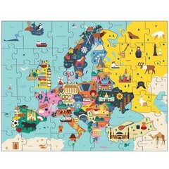 Geograafiline pusle Mudpuppy Europa, 70 tk hind ja info | Pusled lastele ja täiskasvanutele | hansapost.ee