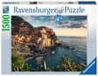 Pusle Ravensburger Vaade Cinque Terre'le, 1500-osaline, 16227 цена и информация | Pusled lastele ja täiskasvanutele | hansapost.ee