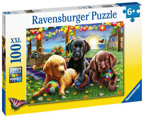 Головоломка Ravensburger Выгул щенков 100 д., 12886 цена и информация | Пазлы | hansapost.ee