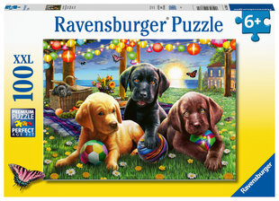 Головоломка Ravensburger Выгул щенков 100 д., 12886 цена и информация | Пазлы | hansapost.ee