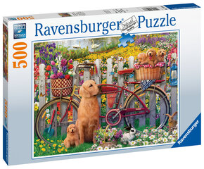 Pusle Ravensburger Kutsikad aias, 500 o., 15036 hind ja info | Pusled lastele ja täiskasvanutele | hansapost.ee