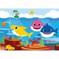 Pusle Clementoni Baby Shark, 2 x 20 tk цена и информация | Pusled lastele ja täiskasvanutele | hansapost.ee