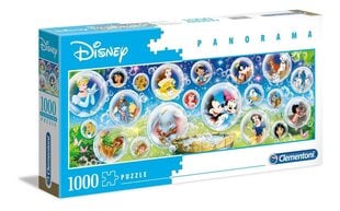 Pusle Clementoni Disney Panorama, 1000-osaline hind ja info | Pusled lastele ja täiskasvanutele | hansapost.ee