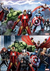 Pusle Avengers, 2 tk x 100 detaili hind ja info | Pusled lastele ja täiskasvanutele | hansapost.ee