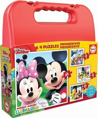 Pusle Educa Borras Mickey Mouse (Miki Hiir), 4 tk цена и информация | Пазлы | hansapost.ee