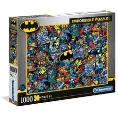 Pusle Clementoni DC Comics Batman Impossible, 1000-osaline hind ja info | Pusled lastele ja täiskasvanutele | hansapost.ee
