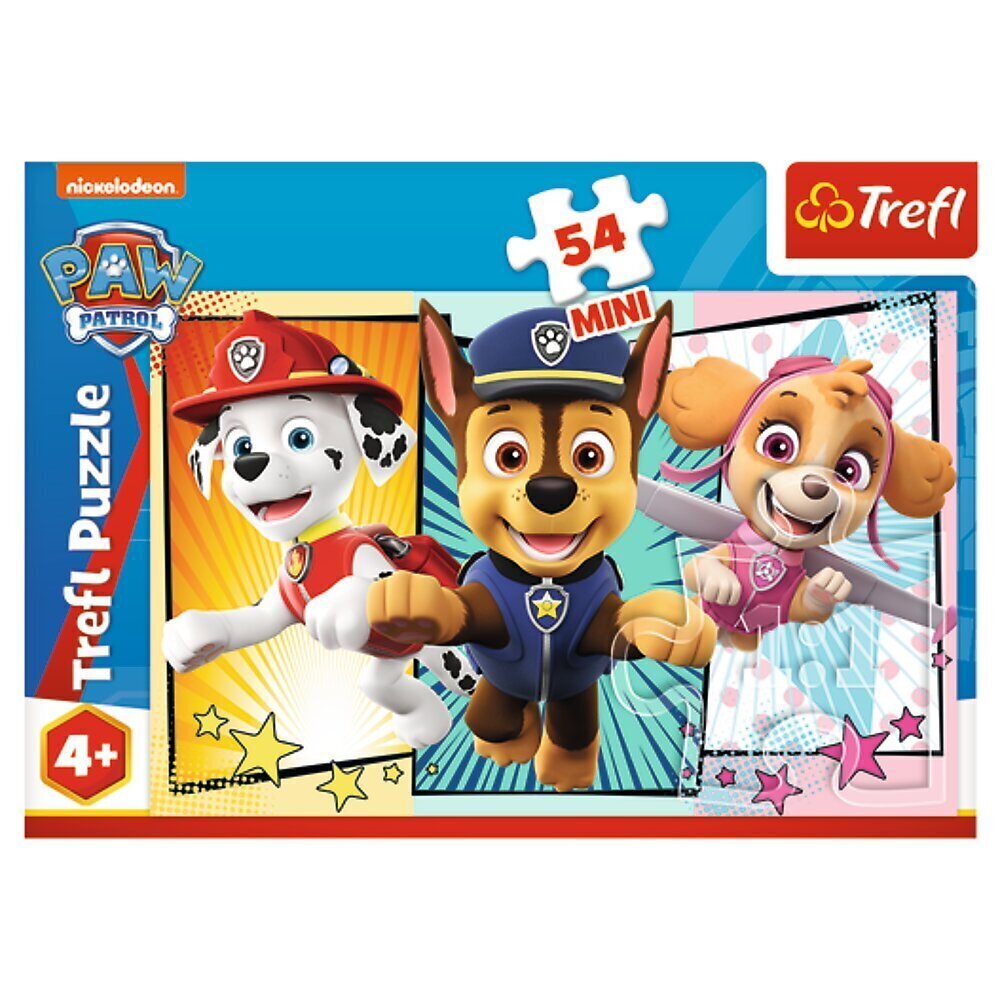 Pusle Trefl Käpapatrull (Paw Patrol), 54 tk цена и информация | Pusled lastele ja täiskasvanutele | hansapost.ee