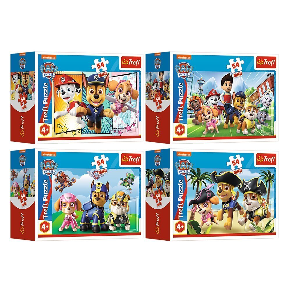 Pusle Trefl Käpapatrull (Paw Patrol), 54 tk цена и информация | Pusled lastele ja täiskasvanutele | hansapost.ee