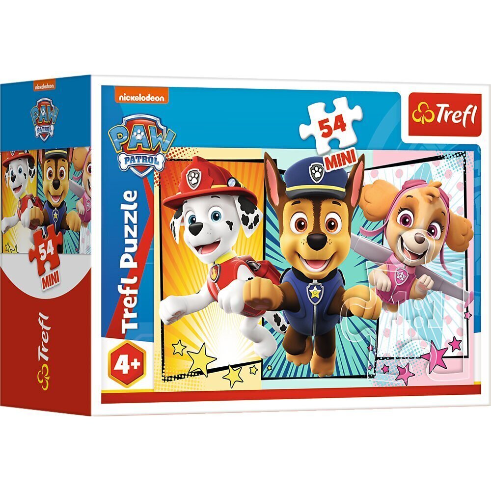 Pusle Trefl Käpapatrull (Paw Patrol), 54 tk hind ja info | Pusled lastele ja täiskasvanutele | hansapost.ee