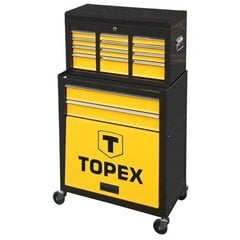 Тележка для инструмента Topex, 2 ящика + удлинитель цена и информация | Ящики для инструментов, держатели | hansapost.ee