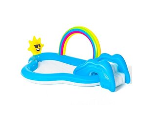 Täispuhutav veemäng lastele Bestway Rainbow, 257x145x91 cm, sinine price and information | Inflatable water toys and swimming accessories | hansapost.ee