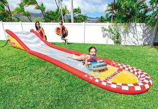 Täispuhutav veeliumägi INTEX Racing Fun Slide, 561x76 cm цена и информация | Надувные и пляжные товары | hansapost.ee