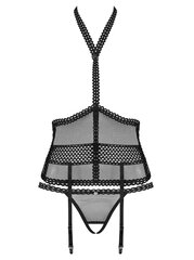 Corset Obsessive Strapelie + rihmaga aluspüksid naistele, must price and information | Sexy lingerie for women | hansapost.ee