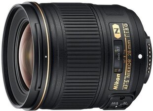 Nikon AF-S NIKKOR 28mm f/1.8G hind ja info | Fotoaparaatide objektiivid | hansapost.ee