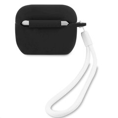 Чехол для наушников GUACAPLSVSBW Guess Vintage Silicone Case for Airpods Pro Black цена и информация | Смарттехника и аксессуары | hansapost.ee