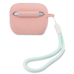 Чехол для наушников GUACAPLSVSPG Guess Vintage Silicone Case for Airpods Pro Pink цена и информация | Смарттехника и аксессуары | hansapost.ee