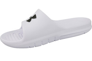 Meeste plätud Under Armour Core PTH Slides 3021286-100, valge hind ja info | Plätud ja sussid meestele | hansapost.ee