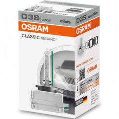 Autopirn Osram D3S 35W P32D-5 цена и информация | Автомобильные лампочки | hansapost.ee