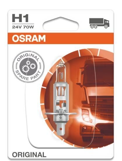 Auto pirn Osram Original H1, 24V, 1 tk hind ja info | Autopirnid | hansapost.ee