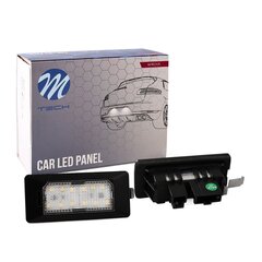 Комплект светодиодного освещения номера M-Tech, 2 шт. цена и информация | Автомобильные лампочки | hansapost.ee