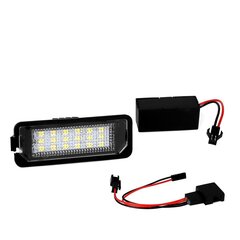 Комплект светодиодного освещения номера M-Tech, 2 шт. цена и информация | Автомобильные лампочки | hansapost.ee