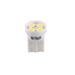 LED pirn M-Tech LB017W W5W T10 12V, 2 tk hind ja info | Autopirnid | hansapost.ee