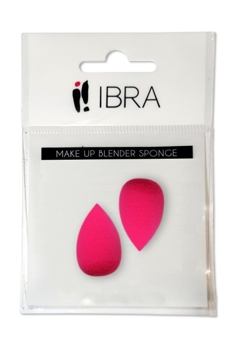 Mini meigikäsn Ibra Makeup Beauty Blender 2 tk hind ja info | Meigipintslid ja meigikäsnad | hansapost.ee