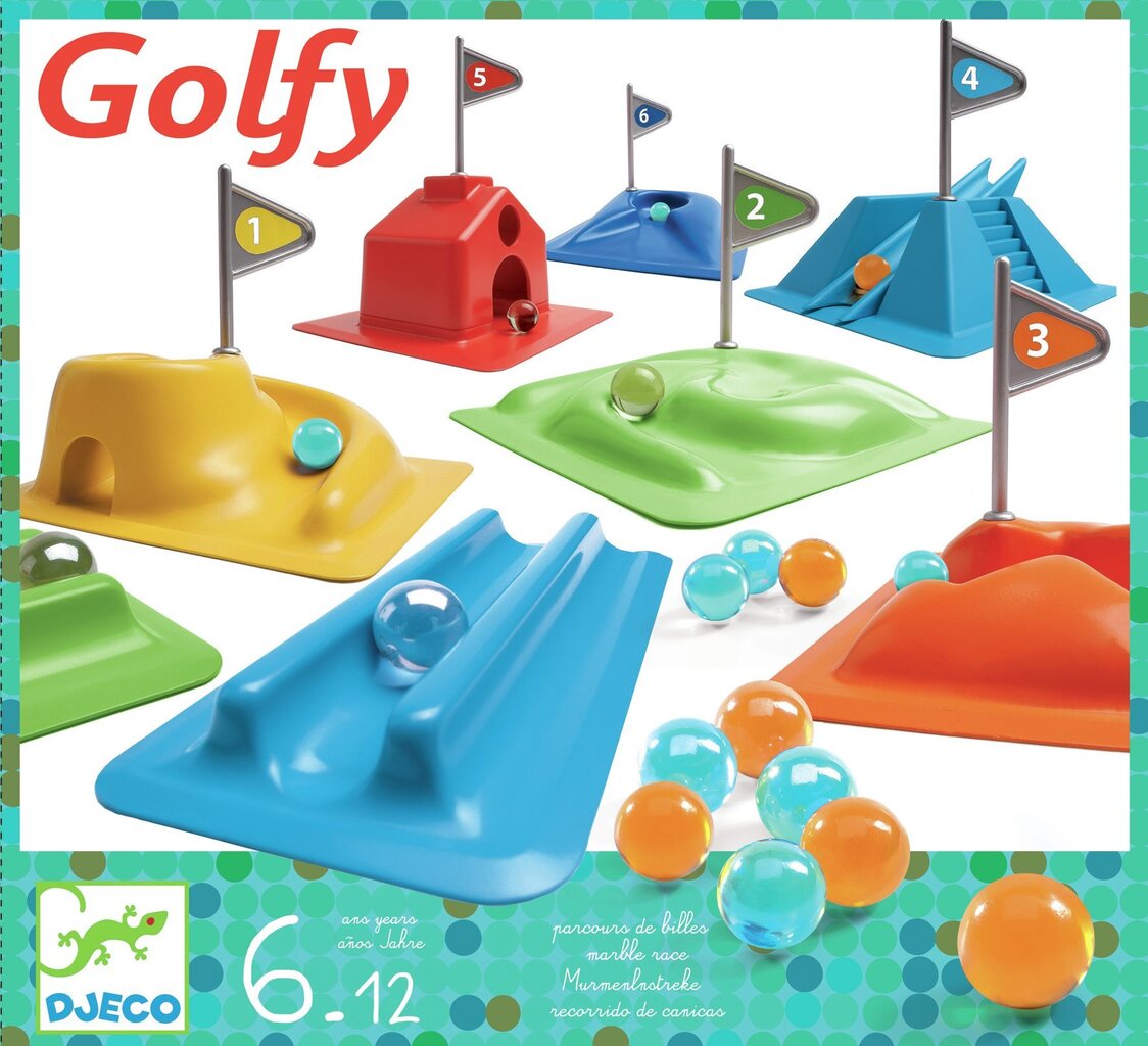 Oskuste mäng - Golf, Djeco DJ02001 цена и информация | Ranna- ja õuemänguasjad | hansapost.ee