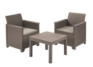 Aiamööbli komplekt Emma Balcony Set with table Classic, beež hind ja info | Välimööbli komplektid | hansapost.ee