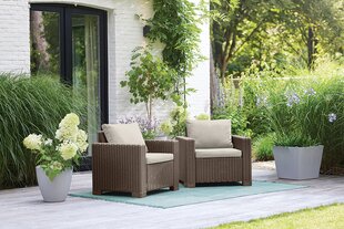 Aiatoolid California 2 tk, beež price and information | Garden chairs, balcony chairs | hansapost.ee