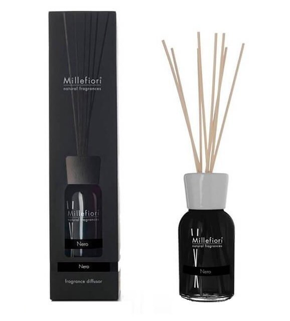 Lõhnapulgad Millefiori Natural Fragrance Nero 250 ml цена и информация | Lõhnapulgad ja kodulõhnastajad | hansapost.ee