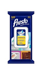 Niisked salvrätikud Presto Maxi Pack 120 tk. hind ja info | Puhastusvahendid | hansapost.ee
