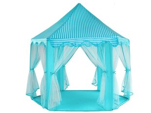 Детская палатка XXL Замок Принцессы, бирюзовый цена и информация | Детские домики | hansapost.ee
