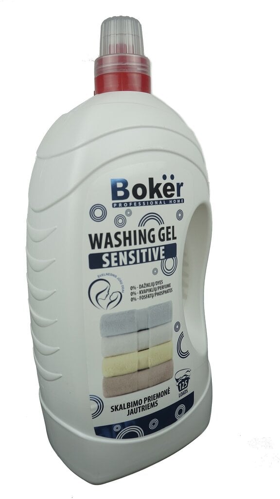Pesuvahend Boker Sensitive, värvitu ja lõhnatu, 5L hind ja info | Pesuvahendid | hansapost.ee