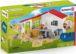 Mänguasi veterinaarkliinik loomadega Farm World Schleich hind ja info | Mänguasjad tüdrukutele | hansapost.ee