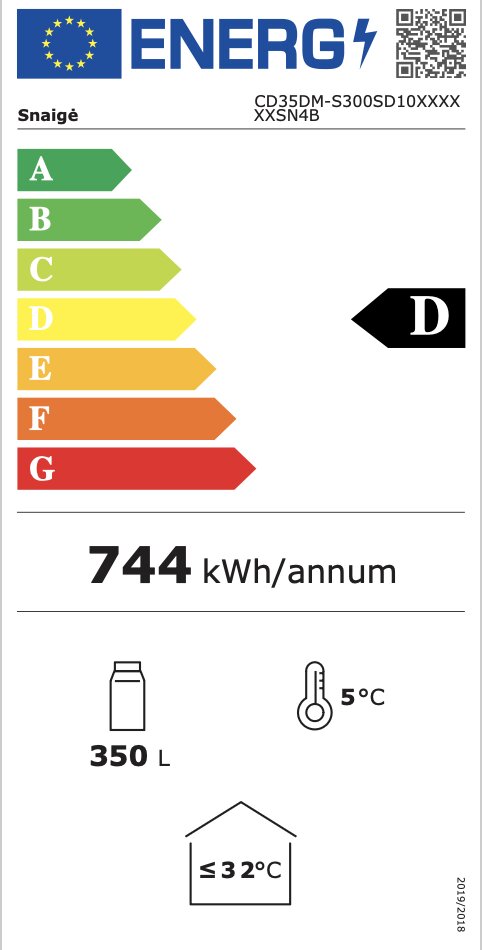 Snaige CD35DM-S300SD10 hind ja info | Veinikülmkapid | hansapost.ee