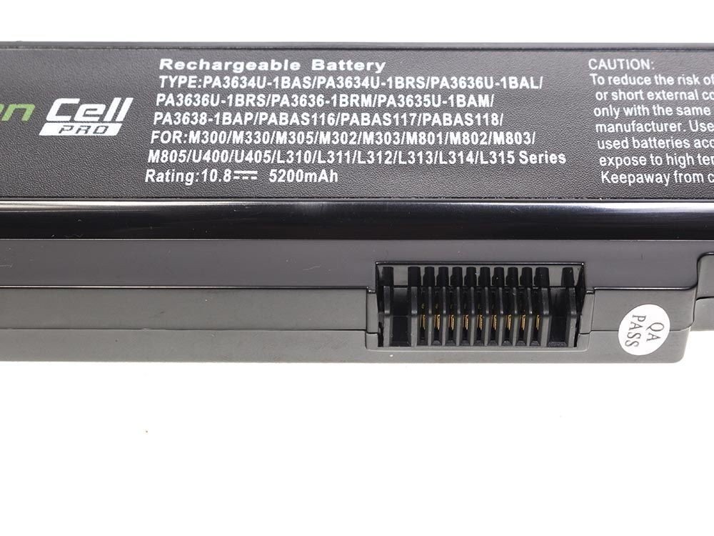 Green Cell PRO Laptop Battery for Toshiba Satellite C650 C650D C660 C660D L650D L655 L750 hind ja info | Sülearvuti akud | hansapost.ee