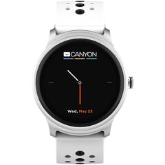 Canyon Oregano SW-81 Silver/White цена и информация | Смарт-часы (smartwatch) | hansapost.ee