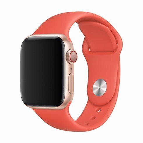 Devia Deluxe Series Sport Band Apple Watch(44mm) jaoks, punane/nektar hind ja info | Nutikellade aksessuaarid ja tarvikud | hansapost.ee