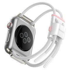 Ремешок с замком Baseus для Apple Watch Let's go Series 42 мм / 44 мм черно-желтый цена и информация | Аксессуары для смарт-часов и браслетов | hansapost.ee