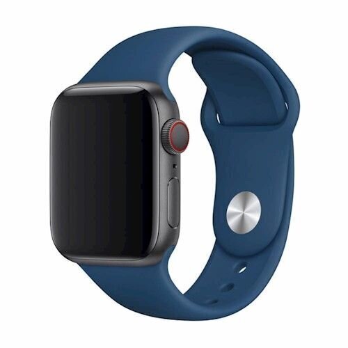 Apple Watch 44mm / 42mmStrap Deluxe Sport Blue Horizon vahetusrihm Devia hind ja info | Nutikellade aksessuaarid ja tarvikud | hansapost.ee