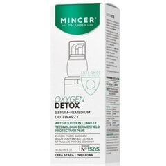 Защитная сыворотка для лица Mincer Pharma Oxygen Detox Nr.1505 30 мл цена и информация | Сыворотки для лица, масла | hansapost.ee