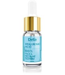 Сыворотка для лица от морщин Delia Cosmetics Hialuronic Acid 10 мл цена и информация | Сыворотки для лица, масла | hansapost.ee
