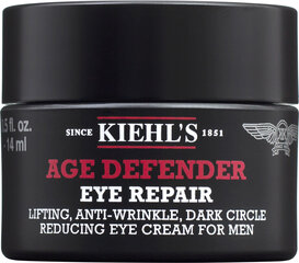 Noorendav silmaümbruskreem meestele Kiehl's Age Defender 14 ml hind ja info | Silmakreemid ja seerumid | hansapost.ee