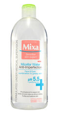 Мицеллярная вода для проблематичной кожи Mixa Anti-Imperfection, 400 мл цена и информация | Аппараты для ухода за лицом | hansapost.ee