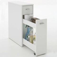 Шкафчик с 2 выдвижными ящиками, 20x45x61cm, белый цена и информация | Шкафчики для ванной | hansapost.ee