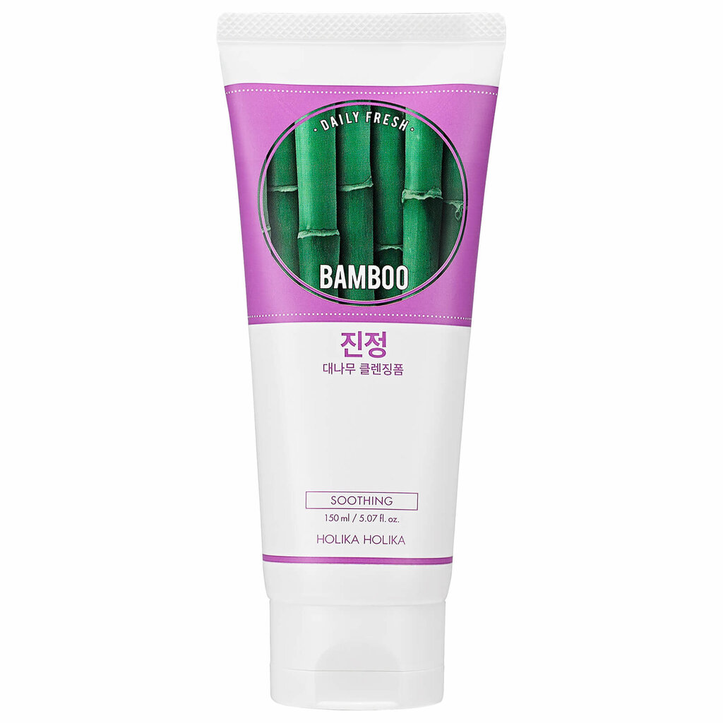 Puhastav näopiim Holika Holika Daily Fresh Bamboo 150 ml цена и информация | Näopuhastusvahendid | hansapost.ee