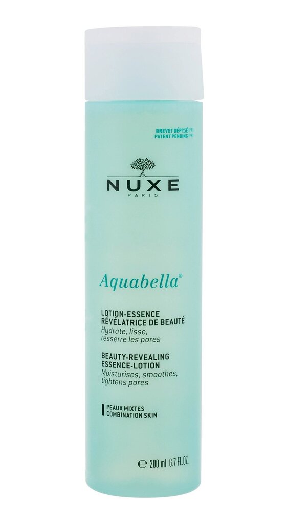 Näokreem kombineeritud nahatüübile NUXE Aquabella Beauty Revealing Essence Lotion 200 ml hind ja info | Näopuhastusvahendid | hansapost.ee